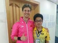 2014年6月—我系员工担任中国乒乓球公开赛志愿者