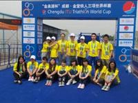 2014年5月—我系员工担任铁人三项志愿者