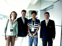 2010年9月—07级员工宋超 现代五项主席舒曼，奥地利王子王妃