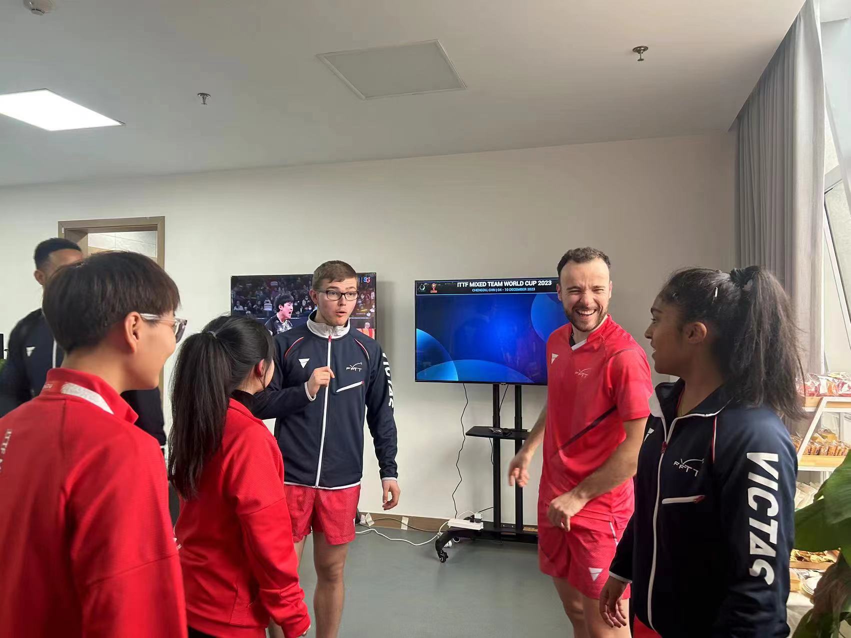 2023年12月—永利yl23411集团师生助力2023国际乒联混合团体世界杯